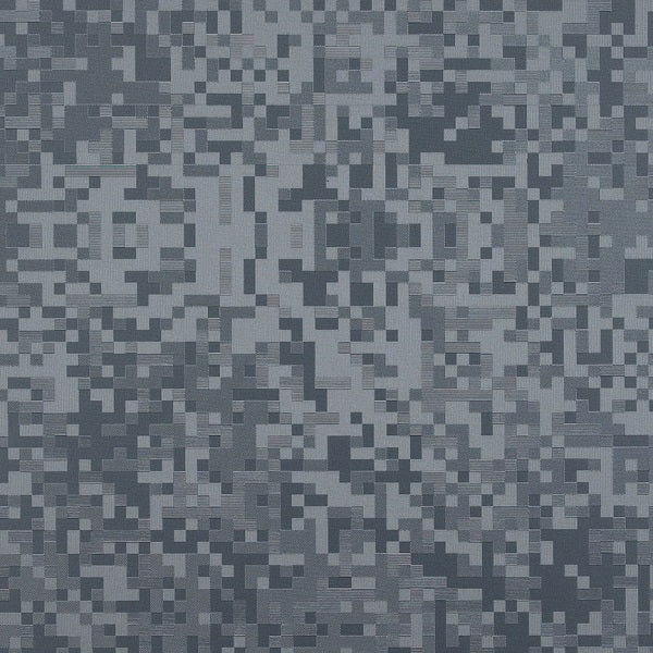 Maharam Bitmap Freeze Digital Gray Upholstery Vinyl