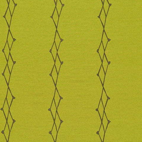 Arc-Com Centring Stripe Kiwi Upholstery Fabric