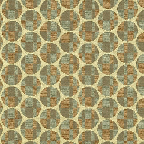 Remnant of Maharam Disc Khaki Tan Upholstery Fabric