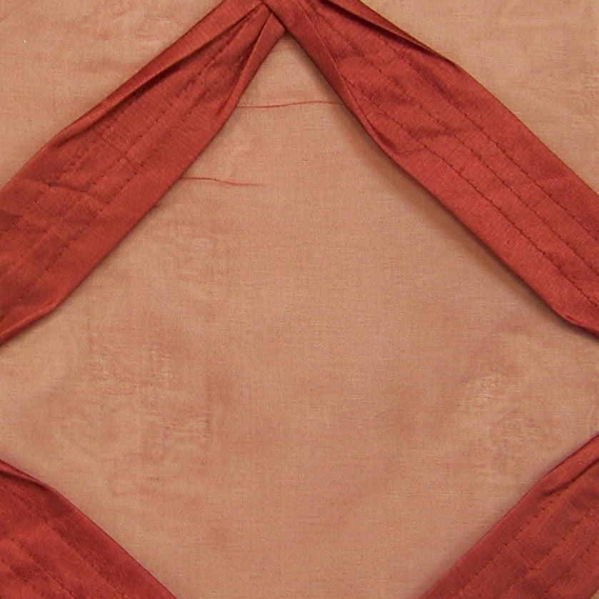Drapery Fabric Silk Ribbon Lattice On Voile Campeche Clay Toto Fabrics