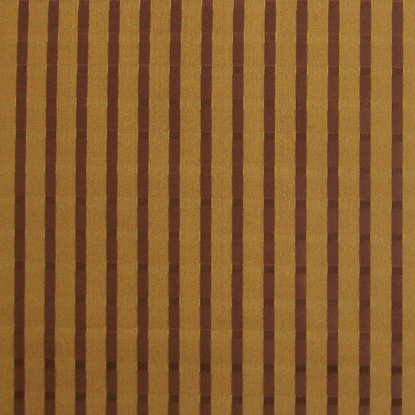 Milazzo Toffee Brown Candy Stripe Drapery Fabric