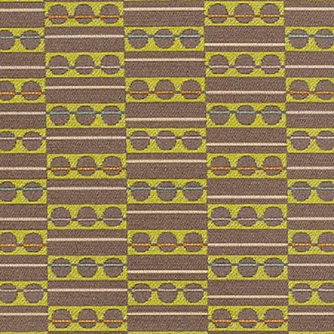 Momentum Focal Citron Geometric Gray Upholstery Fabric