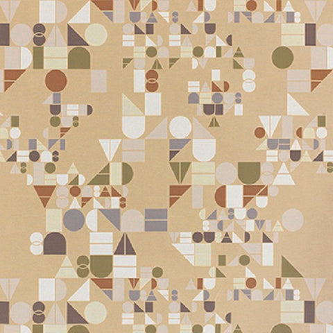 Momentum Geo Nomad Geometric Beige Upholstery Fabric