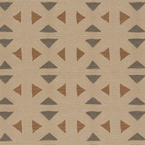 Arc-Com Fabrics Upholstery Fabric Remnant Geostitch Sand