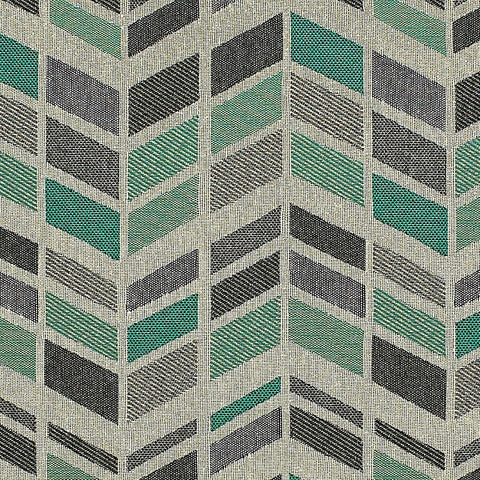 HBF High Rise Empire Blue Upholstery Fabric