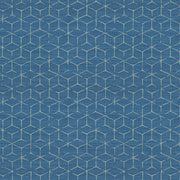 Arc-Com Fabrics Upholstery Fabric Remnant Itajime Indigo