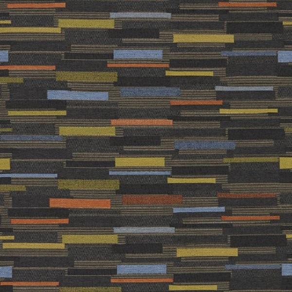 Designtex Jaunt Tiger Lily Dashes Brown Upholstery Fabric