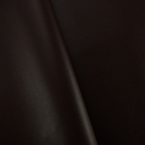 Swavelle Keagan Chocolate Solid Brown Faux Leather Upholstery Vinyl