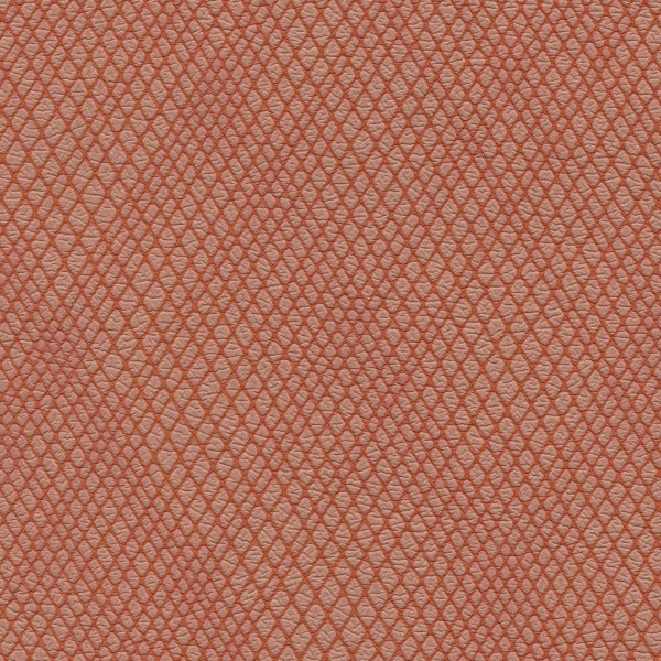 Remnant of Ultraleather Wired Marmalade Orange Upholstery Vinyl