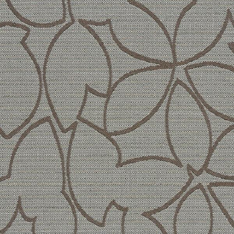 Designtex Upholstery Fabric Modern Botanical Motif Moonstone