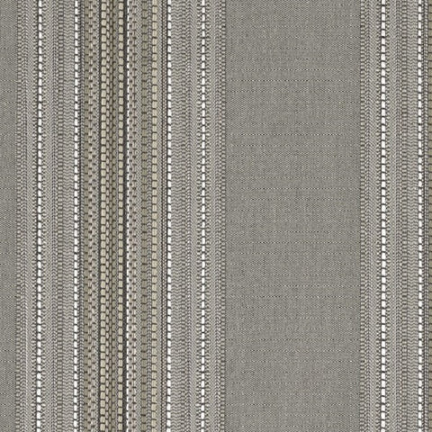 Designtex Oxford Stripe Fog Modern Gray Upholstery Fabric