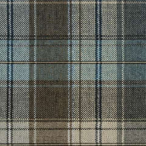 Designtex Plaid Loon Brown Upholstery Fabric 3872 401