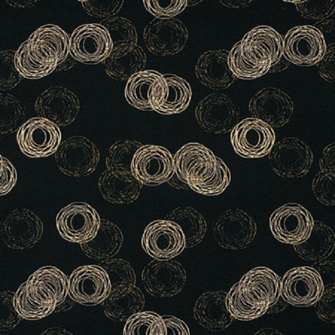 Momentum Textiles Upholstery Fabric Remnant Torque Blackest