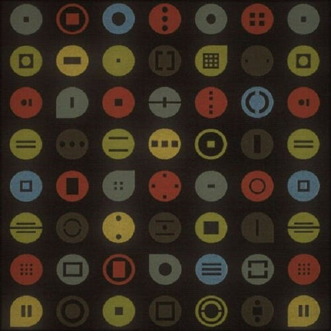 Momentum Symbol Graphite Upholstery Fabric