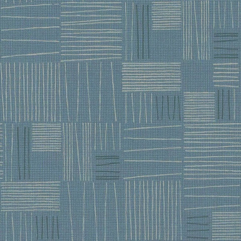 Arc-Com Tally Sky Blue Upholstery Fabric