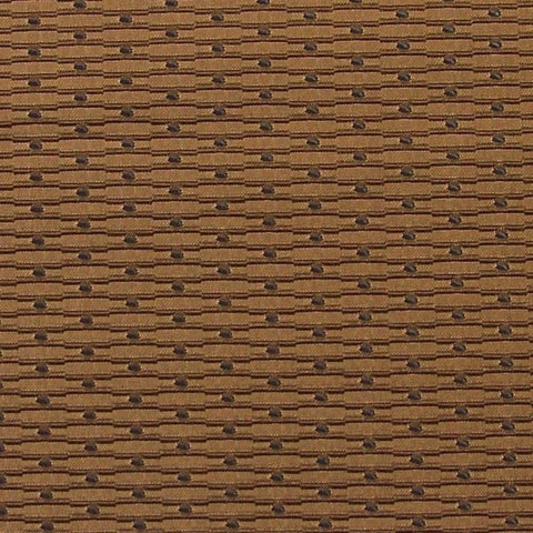 Maharam Akimbo Walnut Pencil Stipe Dot Brown Upholstery Fabric