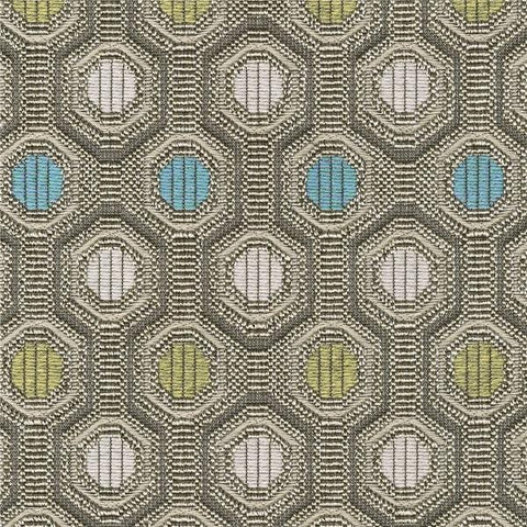 Architex Artesima Taupe Geometric Gray Upholstery Fabric