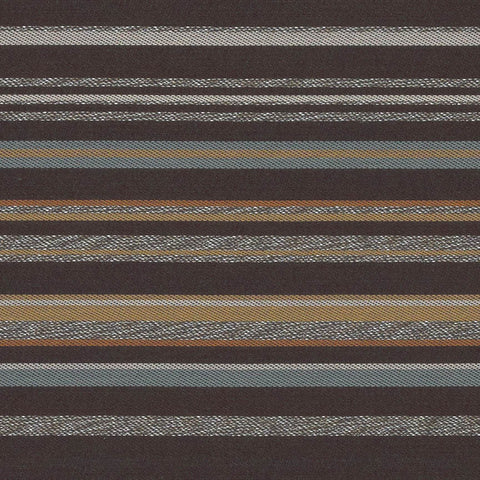 Arc-Com Campus Stripe Smoke Upholstery Fabric