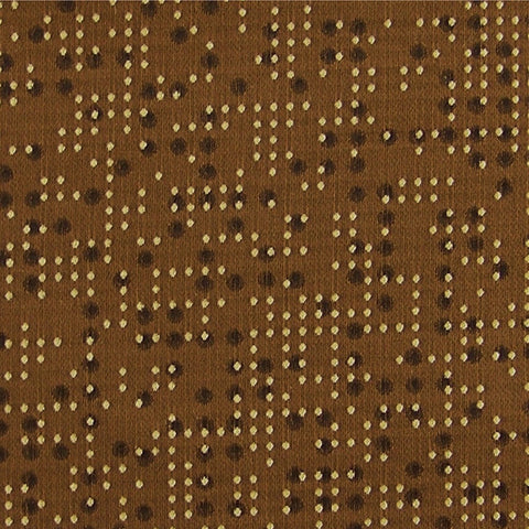 Maharam Fabrics Upholstery Fabric Dots And Dashes Cipher Copper Toto Fabrics