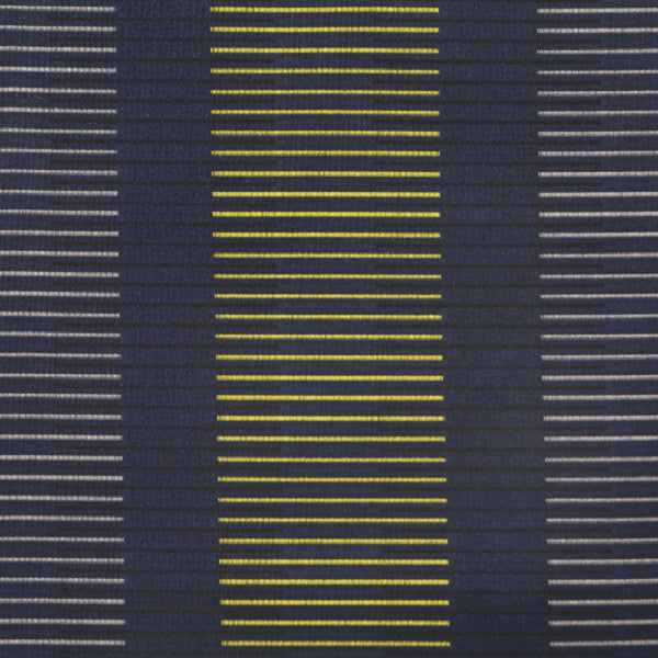 Anzea Textiles Concierge Reservations Striped Blue Upholstery Fabric