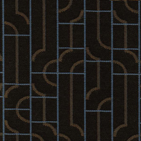 Maharam Fiddle Ink Geometric Crypton Gray Upholstery Fabric