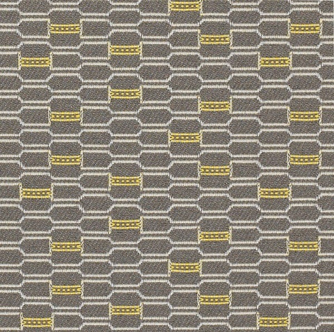 Momentum Habit Dune Honeycomb Brown Upholstery Fabric