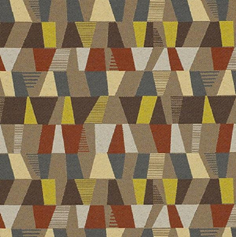 Momentum Ledge Dali Geometric Beige Upholstery Fabric