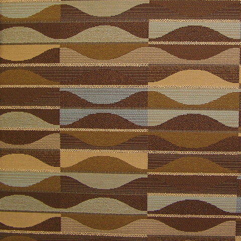 Arc-Com Murano Hazelnut Brown Geometric Upholstery Fabric