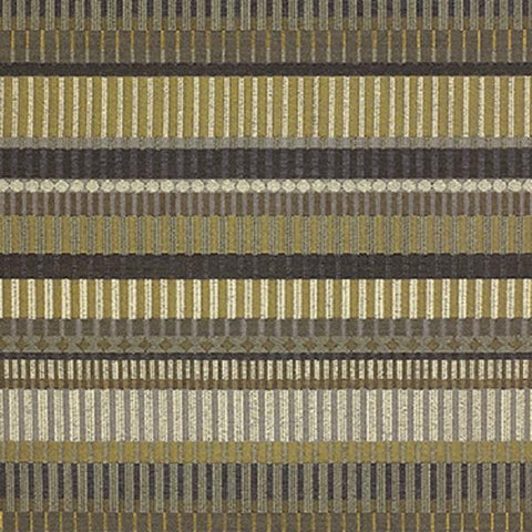 Momentum Northern Lights Goldenrod Stripe Gold Upholstery Fabric