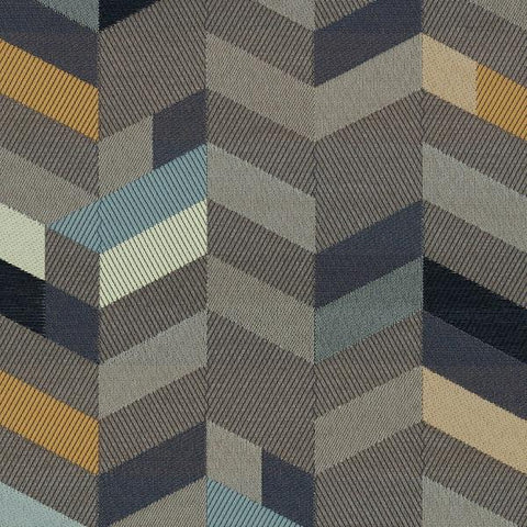 Maharam Parquet Branch Gray Upholstery Fabric 466341 006