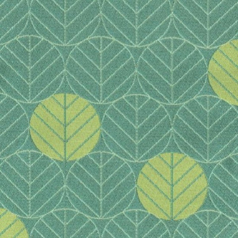 Designtex Fabrics Upholstery Fabric Abstract Leaf Design Round Leaves Sage