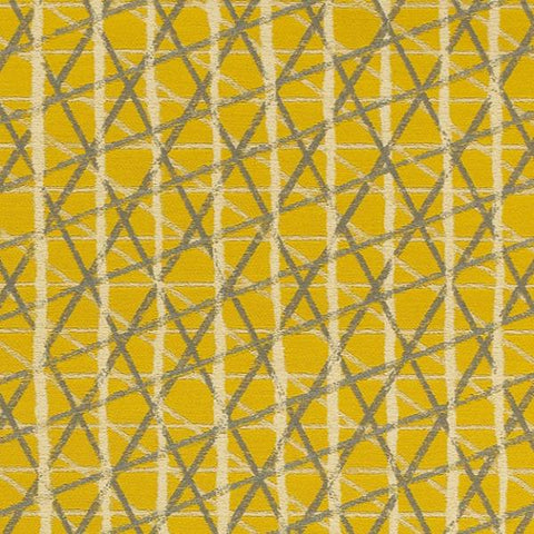 Momentum Textiles Upholstery Fabric Criss Cross Design Sketching Air Lemon Toto Fabrics