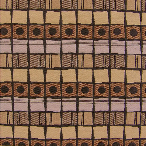 Upholstery Fabric Grid Stripe And Cirlces Stepping Stones Opal Toto Fabrics