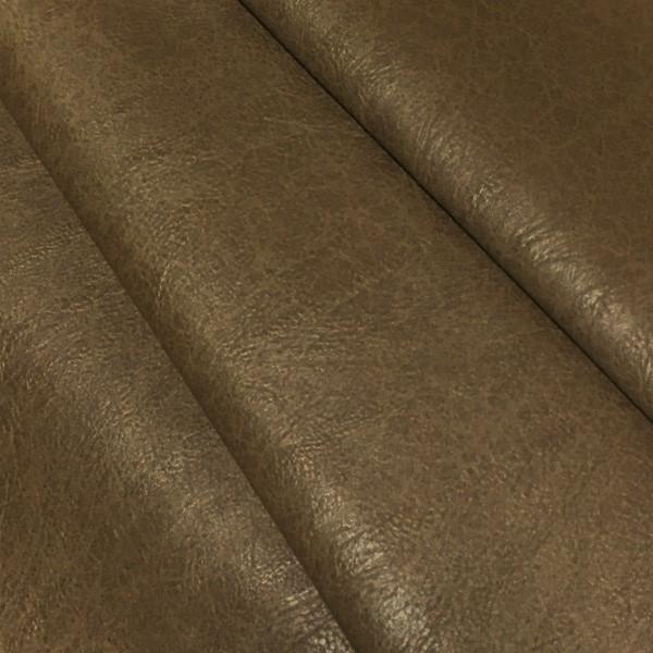 Swavelle Mill Creek Upholstery Fabric Faux Leather Solid Turnbull Chestnut Toto Fabrics