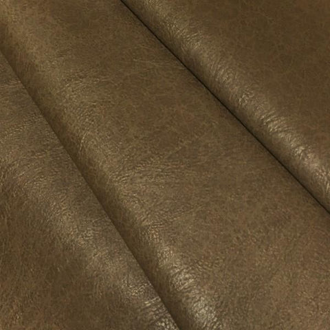 Swavelle Mill Creek Upholstery Fabric Faux Leather Solid Turnbull Chestnut Toto Fabrics