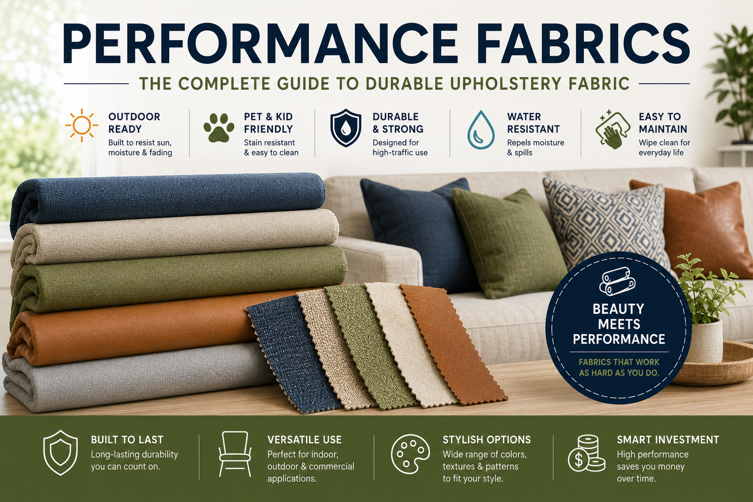 Performance fabrics for every lifestyle