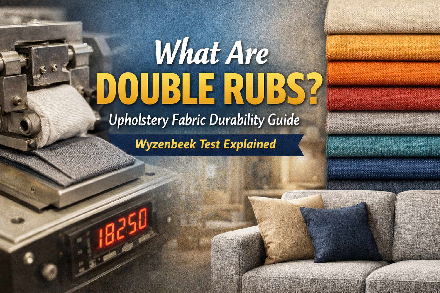 What Are Double Rubs and How Many Do I Need For An Upholstery Fabric?