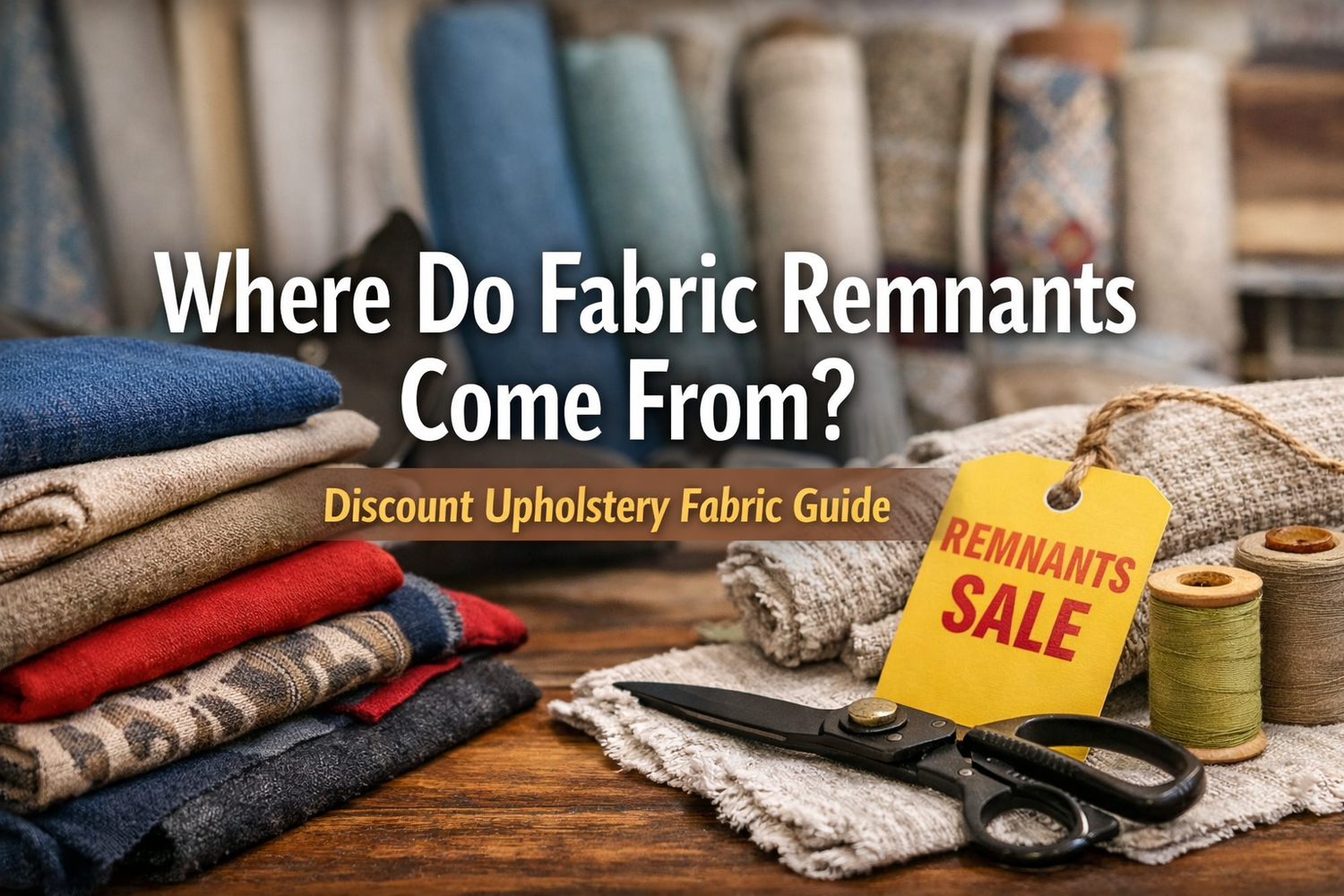 Where Do Fabric Remnants Come From? | Discount Upholstery Fabric Guide