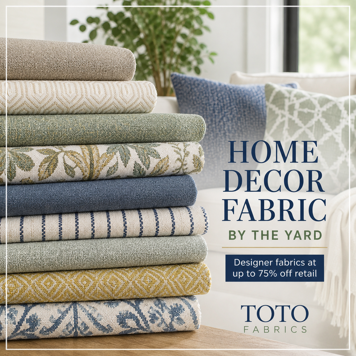 home decor and upholstery fabric at discounted prices