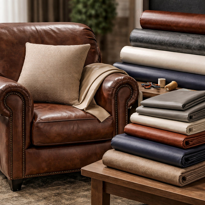 Vinyl upholstery fabric by the yard for furniture and marine applications