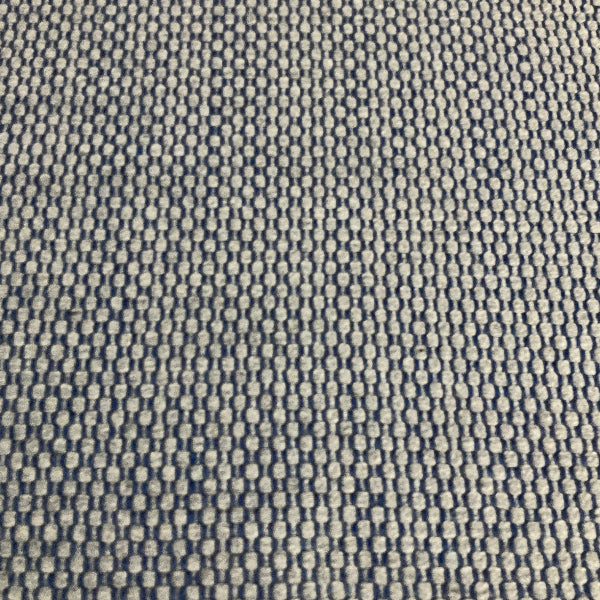HBF Double Stitch Bleu Marine Wool Upholstery Fabric