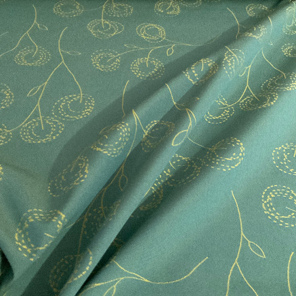 CF Stinson Cottonwood Bluegrass Crypton Brown Upholstery Fabric