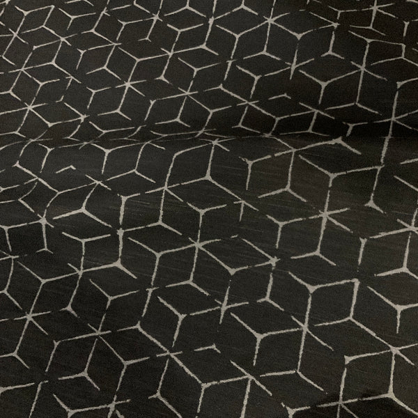 Arc-com Itajime Onyx Black Upholstery Fabric