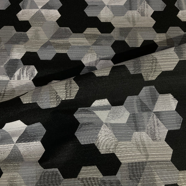 Designtex Ink Carbon Black Upholstery Fabric
