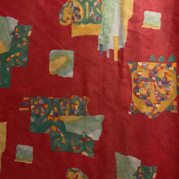 Carole Fabrics Vintage Mid Century Cotton Print Fabric