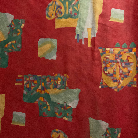 Carole Fabrics Vintage Mid Century Cotton Print Fabric