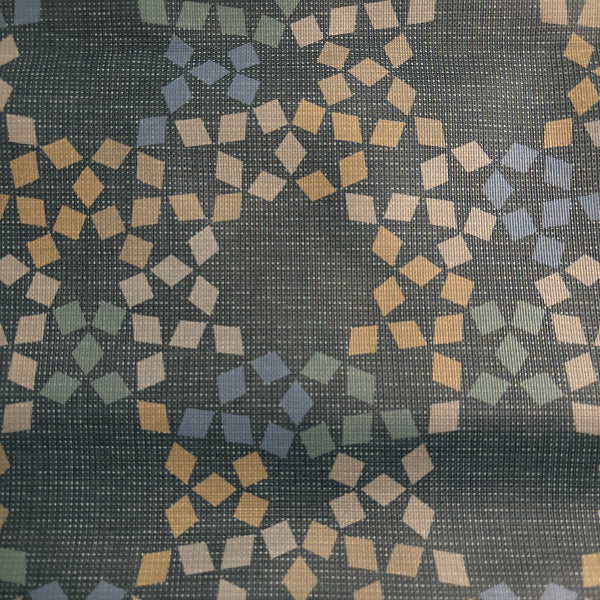Remnant of Designtex Interplay Deep Ocean Upholstery Vinyl