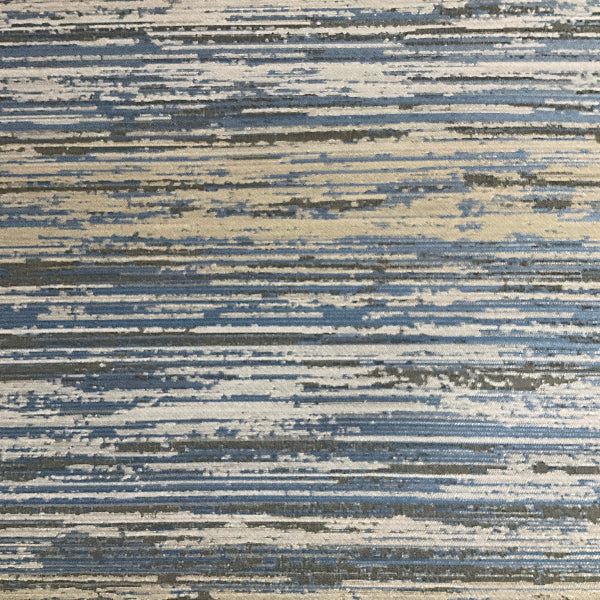 CF Stinson Swipe Seaport Blue Upholstery Fabric