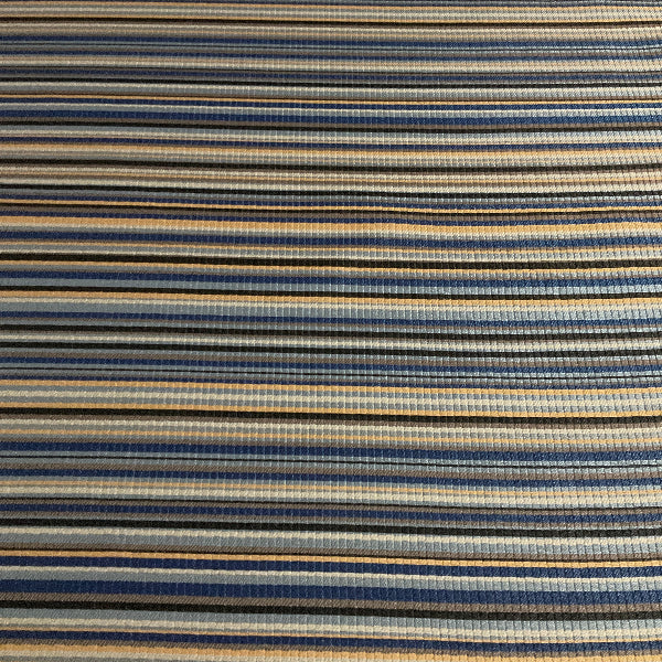 Maharam Lithe Blazer Blue Stripe Upholstery Fabric