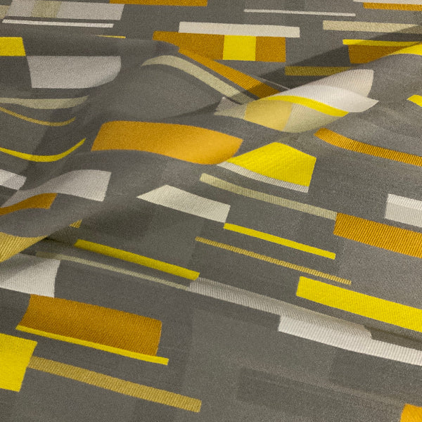 CF Stinson Color Block Twist Yellow Upholstery Fabric
